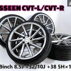 ●VOSSEN CVT-L CVT-R 19インチ 8.5J +32 10J +38 PCD114.3 5H ホイール 4本セット レクサス IS クラウン VIPカー チューナーサイズ 棚A-3の画像1