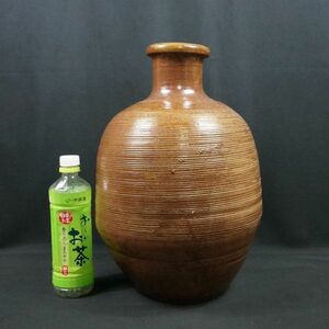 古備前写　糸目　大徳利　花器　高さ40cm 重さ7.1kg