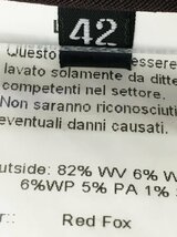 ハンティングワールド HUNTING WORLD ダブルチェスターコート 42 長袖 アルパカ モヘア混 フォックスファー イタリア製 2401WT112_画像7