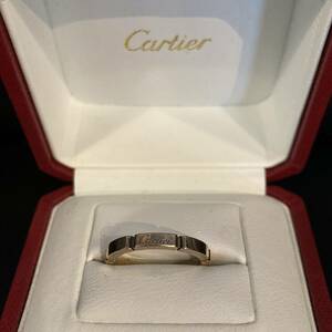 Cartier Cartier Myoyon Pantail Ring использовал Au750 10 кольцевых золотых аксессуаров