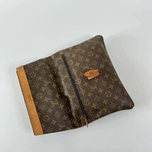 1円〜 Louis Vuitton ルイヴィトン M51805 ポシェット・ブリアント プリアント クラッチバッグ ポーチ スクエア モノグラム Y325_画像8