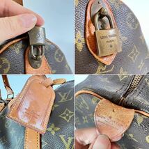 1円〜 Louis Vuitton ルイヴィトン ボストンバッグ キーポル50 モノグラム キャンバス Y332_画像7