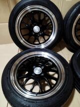 ☆CRIMSON クリムソンRS ST AIR 15インチ 165/55R15 5.5J-15 PCD100 in45 DUNLOP EC202 N-BOX スペーシア タント デイズ EK 軽自動車_画像5