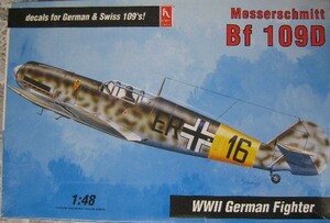 メッサーシュミット Bf109D　1/48　ヒストリック　