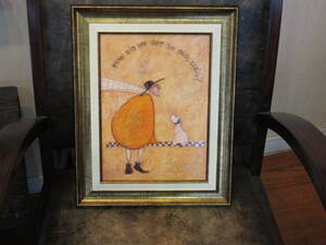 Art hand Auction Leichter Gel-Kunstrahmen für Gemälde ●Sam Toft Kunstrahmen Get Old Doris ● [Tiere & Heilkunst] Harzrahmen, Möbel, Innere, Interieur-Zubehör, Andere