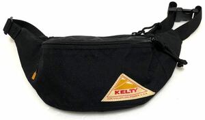 KELTY ケルティ 2402088 ウエストバッグ　ショルダーバッグ ブラック　黒　ボディバッグ
