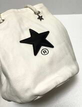 CONVERSE TOKYO コンバース 2402081 白　キャンバス　巾着　ショルダーバッグ　2WAY ホワイト_画像4