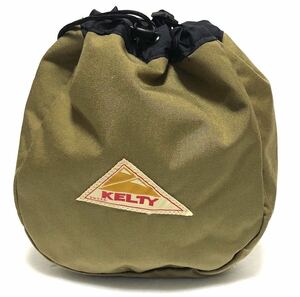 KELTY ケルティ 2402145 ショルダーバッグ ポーチ 巾着　カーキ