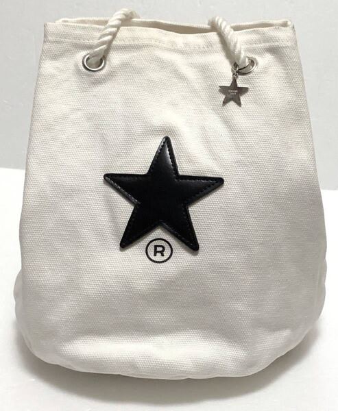CONVERSE TOKYO コンバース 2402081 白 キャンバス 巾着 ショルダーバッグ 2WAY ホワイト 巾着バッグ