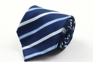  Renoma brand necktie silk stripe pattern men's navy renoma