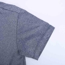 アディダス 半袖Tシャツ ネオレーベル 胸ロゴ スポーツウエア レディース Sサイズ グレー×ネイビー adidas_画像6