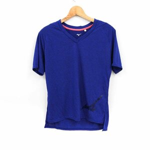 ミズノ Tシャツ 半袖 スポーツウエア トップス メンズ Mサイズ ブルー Mizuno