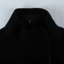 アンタイトル ジップアップジャケット ブルゾン ウール混 日本製 アウター レディース 2サイズ ブラック UNTITLED_画像4