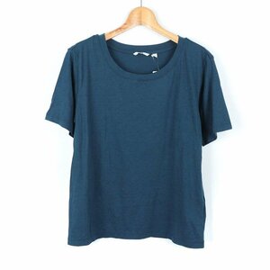 ユニクロ 半袖Tシャツ クルーネック 未使用品 レディース Mサイズ ネイビー UNIQLO