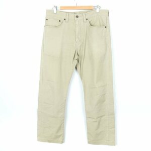 リーバイス チノパンツ ロングパンツ ストレッチ 505 COOLMAX 00505-1412 ボトムス メンズ W34/L32サイズ ベージュ Levi's