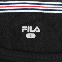 フィラ 長袖Tシャツ グラフィックT 花柄 スポーツウエア レディース Lサイズ ブラック FILA_画像3