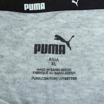 プーマ 長袖Tシャツ ワンポイントロゴ スポーツウエア 大きいサイズ レディース XLサイズ グレー PUMA_画像3
