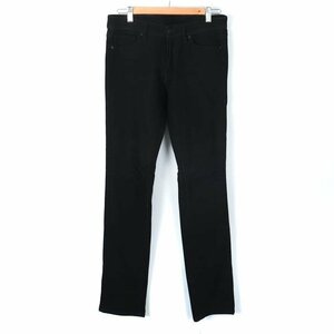 ユニクロ デニムパンツ スキニー シンプル UNIQLO JEANS レディース 27(68.5cm)サイズ ブラック UNIQLO