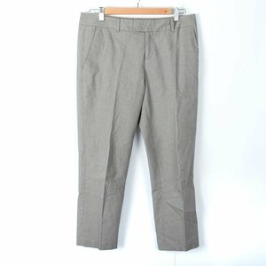 ユニクロ パンツ スーツ テーパード 入学式 卒園式 千鳥柄 レディース 67cmサイズ グレー UNIQLO