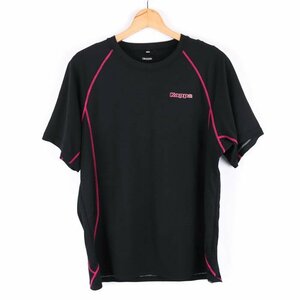 カッパ Tシャツ 半袖 スポーツウエア トップス 黒 メンズ Oサイズ ブラック Kappa