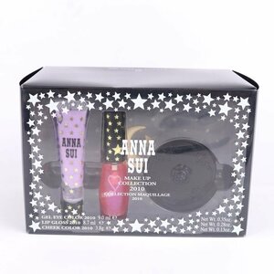  Anna Sui make-up collection 2010 I color / lip gloss / cheeks / pouch set unused together lady's ANNA SUI