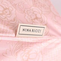 ニナリッチ 折りたたみ傘 花柄 ロゴ 収納時約25cm ブランド 傘 レディース ピンク NINA RICCI_画像2