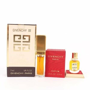 ジバンシィ ミニ香水 トロワ他 未使用有 2点セット まとめて フレグランス レディース GIVENCHY