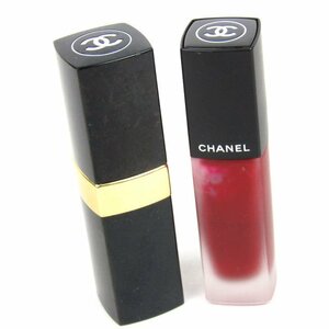 シャネル 口紅 ルージュココ434/アリュールインクフュージョン824 2点セット まとめて コスメ レディース CHANEL