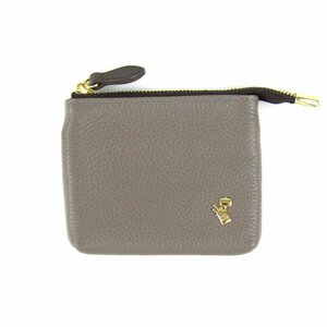 ペレボルサ コインケース レザー ミニ財布 ポーチ ブランド 小物 レディース グレージュ PELLE BORSA