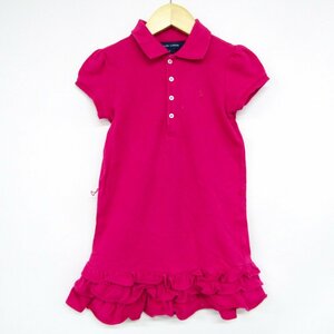 ラルフローレン 半袖ワンピース ポロワンピース キッズ 女の子用 6サイズ ピンク RALPH LAUREN