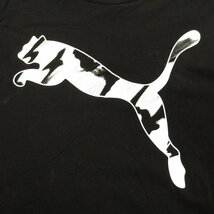 プーマ 半袖Tシャツ ロゴT スポーツウエア キッズ 男の子用 160サイズ ブラック PUMA_画像6