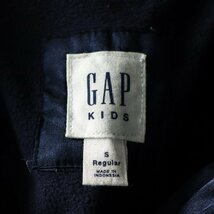 ギャップ ダウンジャケット コート ファー付き アウター キッズ 女の子用 Sサイズ ネイビー GAP_画像3