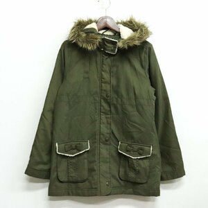  Gap Mod's Coat fur attaching outer Kids for girl 160 size khaki GAP