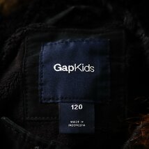 ギャップ ミリタリーコート ファー付き ジャンパー アウター キッズ 女の子用 120サイズ ブラック GAP_画像3