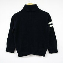 ポロバイラルフローレン 長袖セーター ハーフジップニット ベビー 男の子用 90サイズ ネイビー Polo by Ralph Lauren_画像2