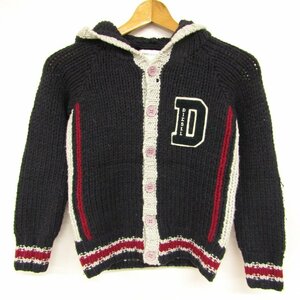  diesel knitted jacket with a hood . wool . Kids for boy 10 size navy DIESEL