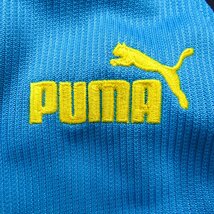 プーマ ジップアップジャージ スポーツウエア 袖ロゴライン キッズ 男の子用 130サイズ ブルー PUMA_画像6