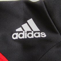 アディダス ジップアップジャージ 袖ライン スポーツウエア キッズ 男の子用 150サイズ ブラック adidas_画像6