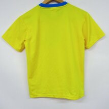 アディダス 半袖Tシャツ ロゴT サッカーウエア クライマライト キッズ 男の子用 150サイズ イエロー adidas_画像2