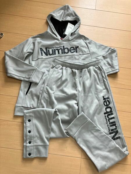 新品Number ナンバー ジャージ上下セットアップ160cmジュニア用