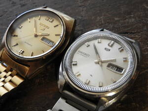 SEIKO 5　5126-6000/6309-8840　ジャンク品　修理・部品取り用　2点　まとめて