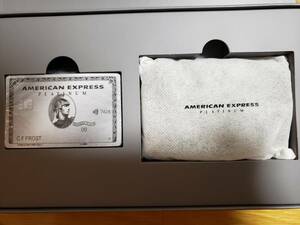 未使用　アメックス　本革名刺入れ トランプ　マジック カードホルダー　非売品　AMEX　AMERICAN EXPRESS