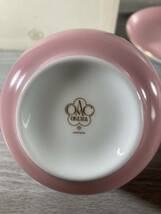 [2-45] OKURA CHINA.INC. オークラ陶器 大倉陶園 コーヒーカップ ソーサー ピンク 元箱有り_画像3