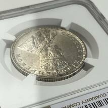 1919C 英領インド 1ルピー 銀貨 NGC MS63 ジョージ5世　アンティークコイン 貨幣 硬貨 銀貨 金貨 世界 (管理C11)_画像7