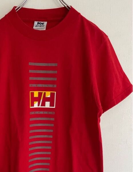 90's HELLY HANSEN SEA GEAR レア 美品 ヘリーハンセン レッド M