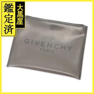 GIVENCHY ジバンシー ラージ ジップポーチ グレー ビニール BK600JK0JA 020【430】2143000487742