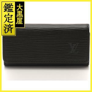 LOUIS VUITTON　ミュルティクレ4 　エピ　ノワール　M63822　スペイン製【431】2146000380327