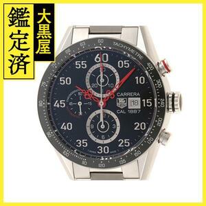  бирка * Heuer Carrera время машина CAR2A14.BA0799 черный SS 2016 год гарантия самозаводящиеся часы 2148103505621[432]