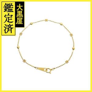 JEWELRY　貴金属・宝石　ブレスレット　デザインブレス　K18　ゴールド　1.6g　2141100566879　【200】