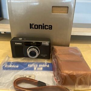 WA●233 ほぼ未使用品 Konica コニカ BIG mini F Limited ブラック コンパクトフィルムカメラ 動作品